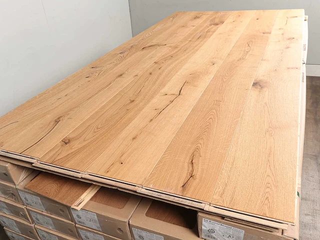 11 m2 parket eiken xl mutliplank - 2200 x 180 x 14 mm - afbeelding 3 van  4
