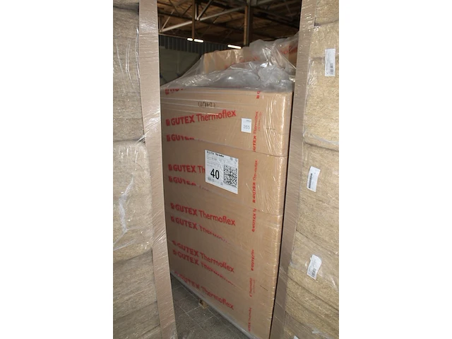11 verpakkingen isolatiemateriaal gutex thermoflex 40 mm 135 x 57.5 cm (ruim 80 m2) met isolatiewaarde rs 1... - afbeelding 2 van  3