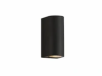 11 x gu10 dual flow buiten wandlamp – ip65 waterdicht – zwart - afbeelding 2 van  5