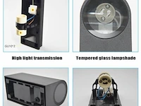 11 x gu10 dual flow buiten wandlamp – ip65 waterdicht – zwart - afbeelding 5 van  5