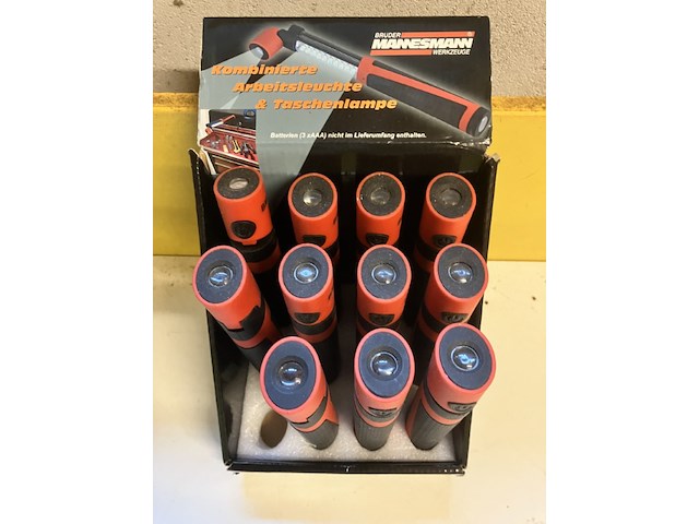 11 x mannesmann zaklampen met 2 lichtpunten - afbeelding 4 van  5