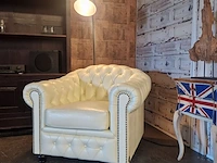 1+1 zits chesterfield, melbourne, creme - afbeelding 2 van  10
