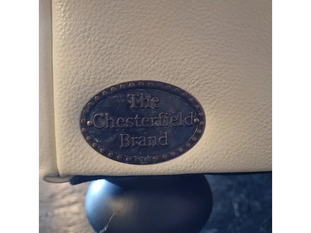 1+1 zits chesterfield, melbourne, creme - afbeelding 6 van  10