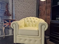 1+1 zits chesterfield, melbourne, creme - afbeelding 7 van  10