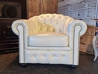 1+1 zits chesterfield, melbourne, creme - afbeelding 9 van  10