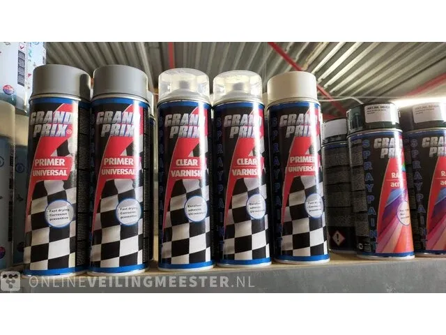 110 x onderhouds/ lak spuitbussen grandprix/ plastikote - afbeelding 2 van  8