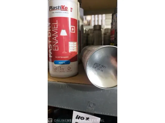 110 x onderhouds/ lak spuitbussen grandprix/ plastikote - afbeelding 8 van  8
