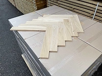 114,70 m2 eiken visgraat parketvloer - multiplank - onbehandeld 70x440 mm - afbeelding 3 van  3