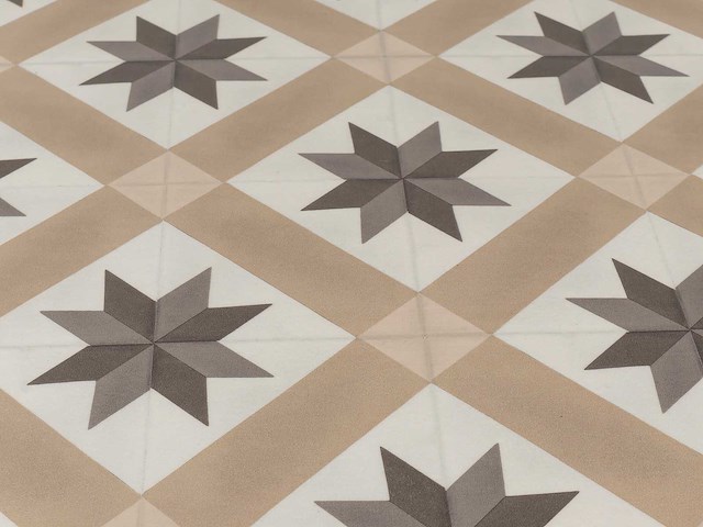 119 m2 pvc zelfklevend tegel - 610 x 610 x 2,5 mm - afbeelding 1 van  4