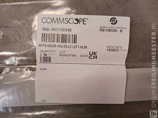 11x glasvezelpaneel commscope, mfps-kxd-p - afbeelding 16 van  16