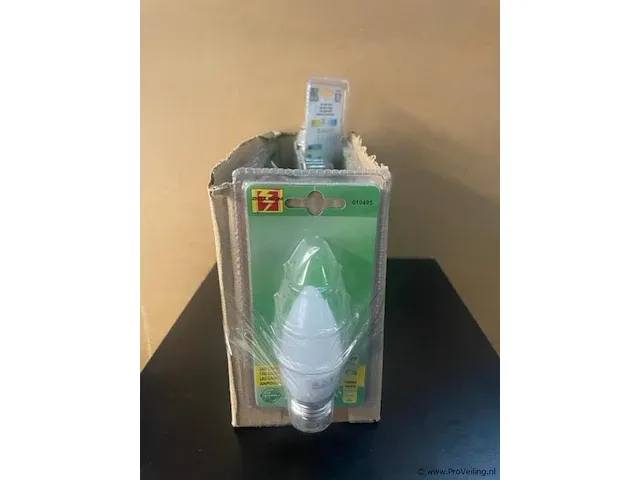 11x led lamp kaars model 3 watt c35 warm white vitting e27 - afbeelding 1 van  2
