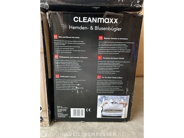 11x stoomapparaat voor kleding cleanmaxx - afbeelding 3 van  5