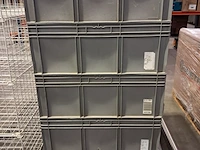 11x stortmand en 7x kunststof krat, o.a. siemens , grijs / chroom - afbeelding 6 van  11