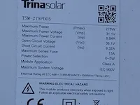 11x zonnepanelen trinasolar 275wp per paneel trinasolar - afbeelding 4 van  5