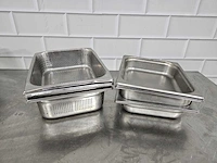 1/2 100 - rvs gastronormbak (8x) - afbeelding 1 van  3