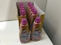 12 flessen vloeibaar wasmiddel una, gekleurd, color - afbeelding 3 van  4