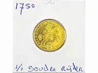 1/2 gouden rijder 1750 - afbeelding 1 van  2