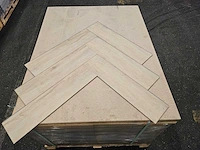 12 m2 pvc spc click visgraat - 610 x 150 x 6 mm - afbeelding 3 van  3