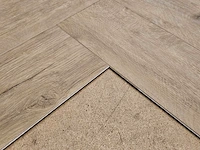 12 m2 pvc spc click visgraat - 750 x 150 x 5 mm - afbeelding 2 van  3