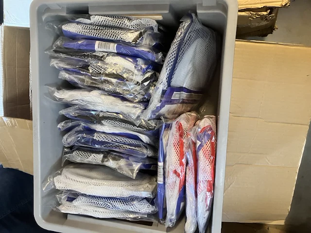 12 opvouwbare wasmanden. kleur assorti, plus 1 bak en 1 lepel - afbeelding 3 van  7
