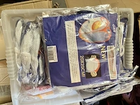 12 opvouwbare wasmanden. kleur assorti, plus 1 bak en 1 lepel - afbeelding 7 van  7