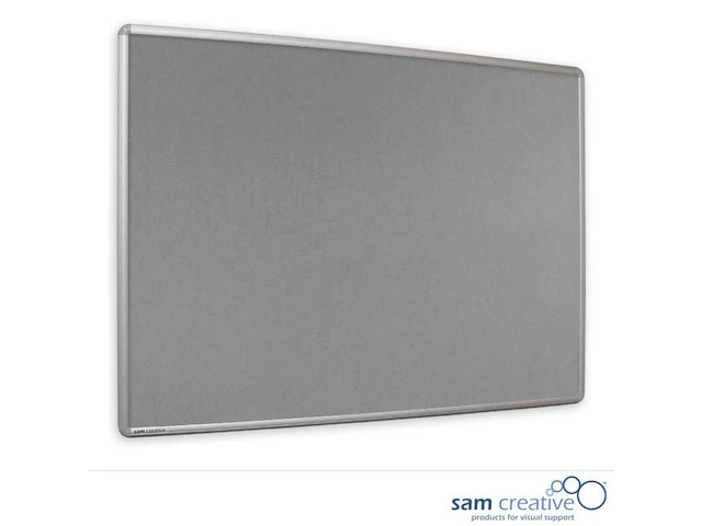 12 prikbord pro series grey 60x90 cm sam creative, pbpsg060090 - afbeelding 1 van  2