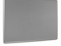 12 prikbord pro series grey 60x90 cm sam creative, pbpsg060090 - afbeelding 1 van  2