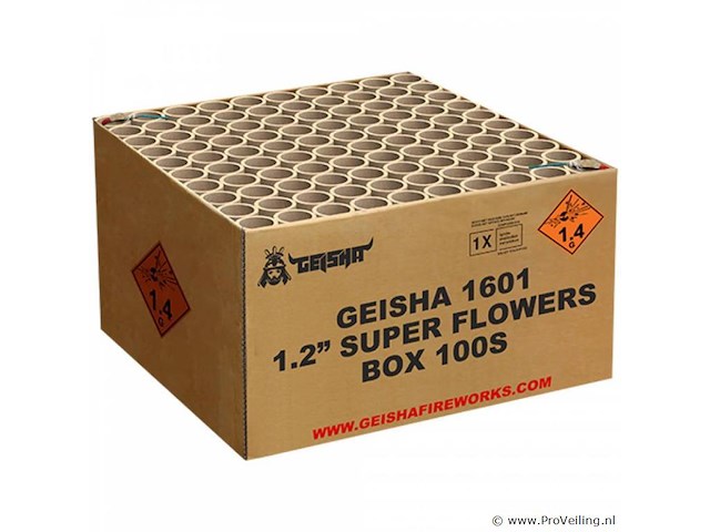 1.2″ super flowers box 100 schots - afbeelding 1 van  1