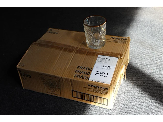 12 tumbler glazen. - afbeelding 1 van  2