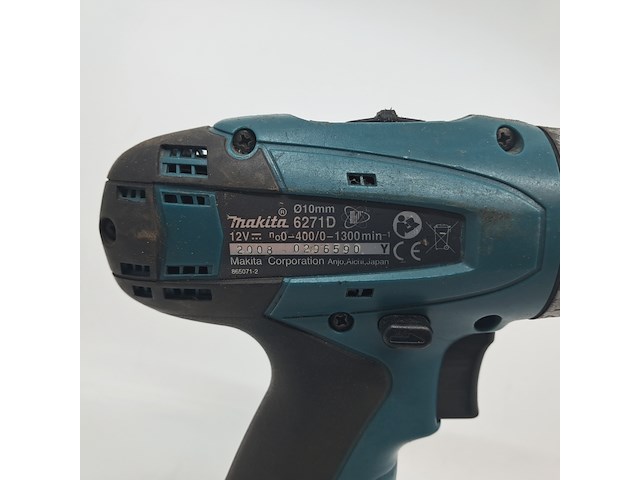 12 v boor-/schroefmachine, makita, 6271d, 2008, incl. toebehoren - afbeelding 12 van  13