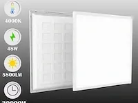 12 x led paneel 48w - 60cm x 60cm - 4000k neutraal wit