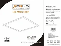12 x led paneel 48w - 60cm x 60cm - 6500k koud wit - afbeelding 4 van  4