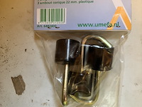 12 x zakje dop met haak 3 stuks in een zakje campking - afbeelding 1 van  5