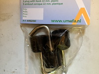 12 x zakje dop met haak 3 stuks in een zakje campking - afbeelding 5 van  5