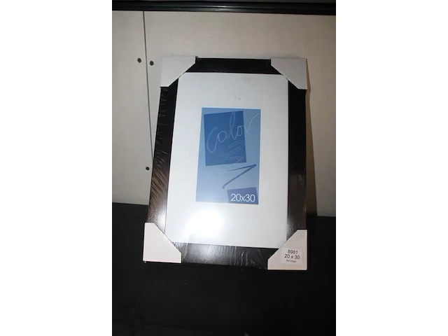 12 zwarte fotolijsten 20 x 30 cm - afbeelding 2 van  2