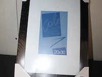 12 zwarte fotolijsten 20 x 30 cm - afbeelding 2 van  2