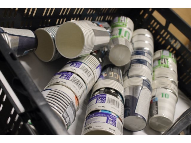 120 kartonne bekers - afbeelding 2 van  3