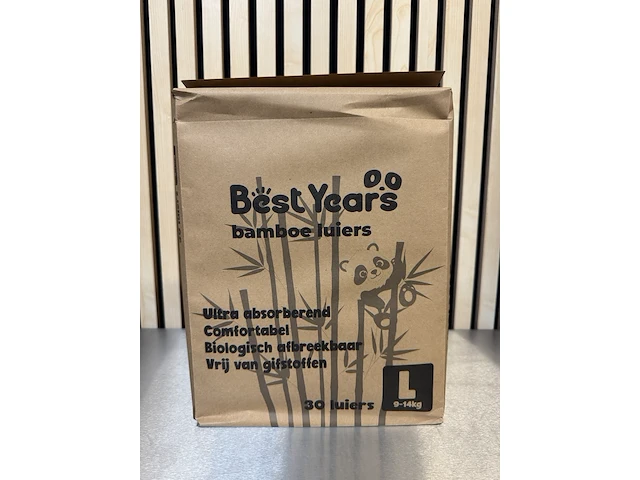 1200x bamboe luier maat l 9-14 kg best years - afbeelding 1 van  4