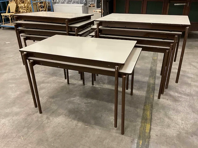 120x75cm restauranttafel (10x) - afbeelding 1 van  1