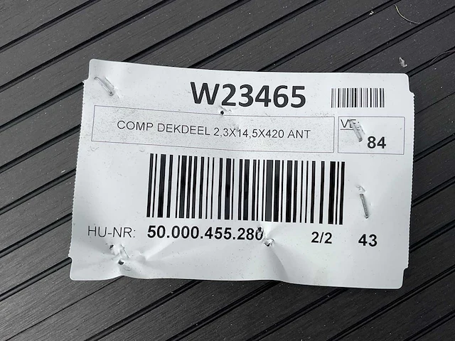 12,1 m² composiet vlonderplank antraciet 420x14.5x2.3 cm - afbeelding 4 van  6
