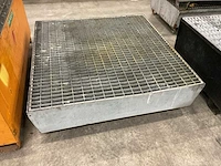 122x122cm gegalvaniseerde lekbak - afbeelding 1 van  3