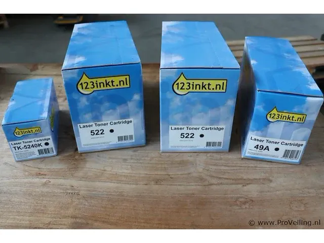 123 inkt laser toner cartridge tk-5240k, 522 en 49a - afbeelding 1 van  7