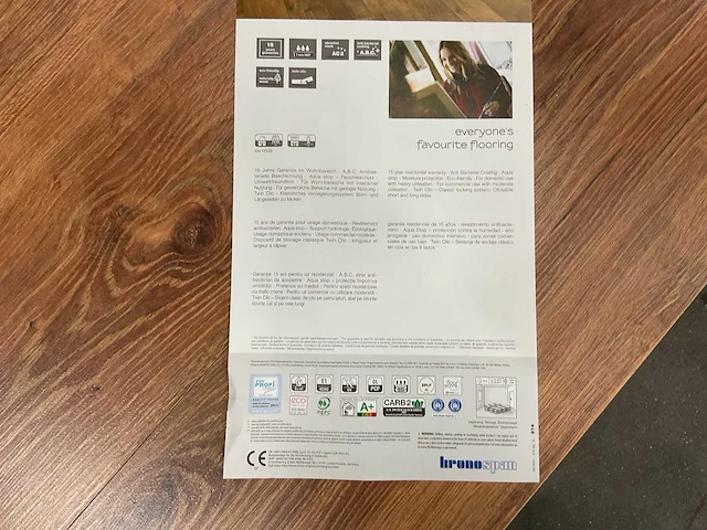 12,35 m² krono - kronofix - laminaatvloer - afbeelding 5 van  7
