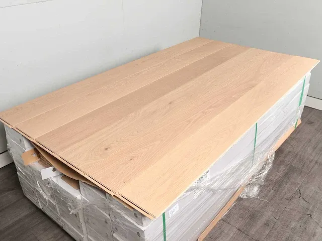124 m2 multiplank xl eiken parket - 2200 x 207 x 14 mm - afbeelding 3 van  4
