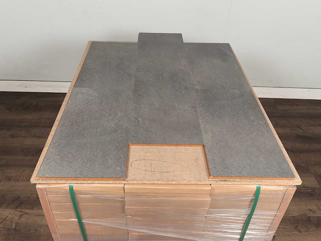 124 m2 pvc click tegel op hdf - 601 x 310 x 9 mm - afbeelding 3 van  4