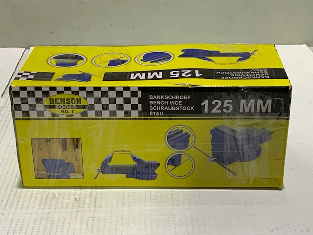 125mm - bankschroef - afbeelding 2 van  3