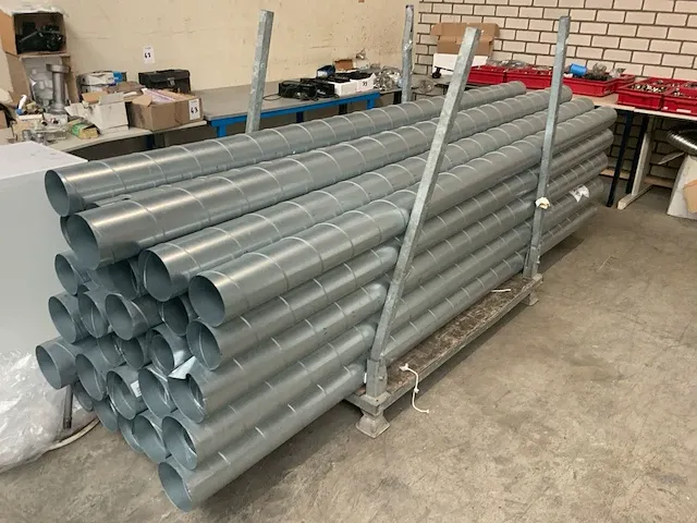 125mm partij afzuigbuizen/spiraalbuizen - afbeelding 1 van  4
