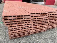 12,6 m² composiet vlonderplank bruin 420x25x2.3 cm - afbeelding 5 van  5