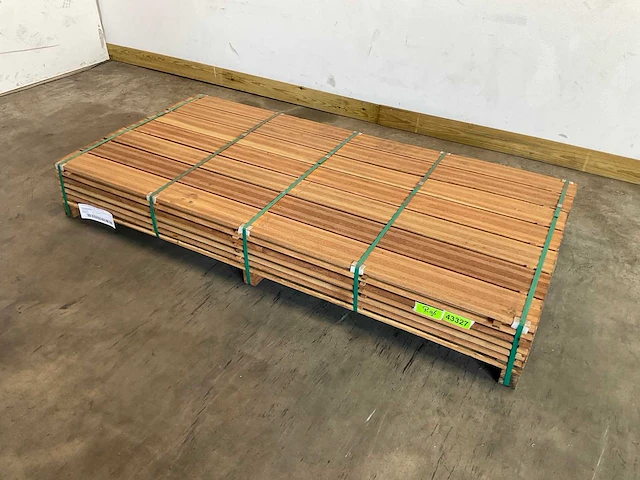 12,64m² elephant - vlonderplank hardhout semi-ribbel 215x14.5x2.1 cm - afbeelding 1 van  7