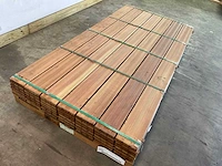 12,64m² elephant - vlonderplank hardhout semi-ribbel 215x14.5x2.1 cm - afbeelding 2 van  7